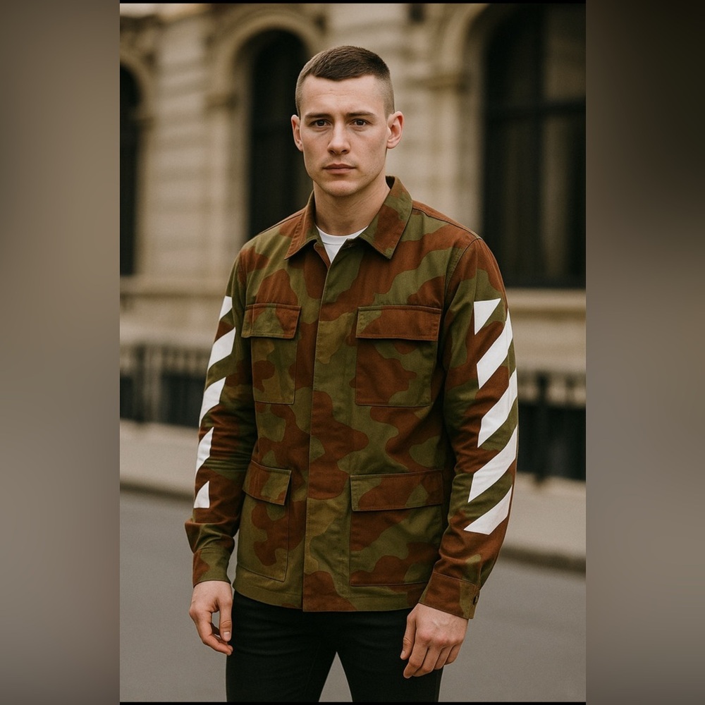 SOLD!! Off-White Camouflage Jacket